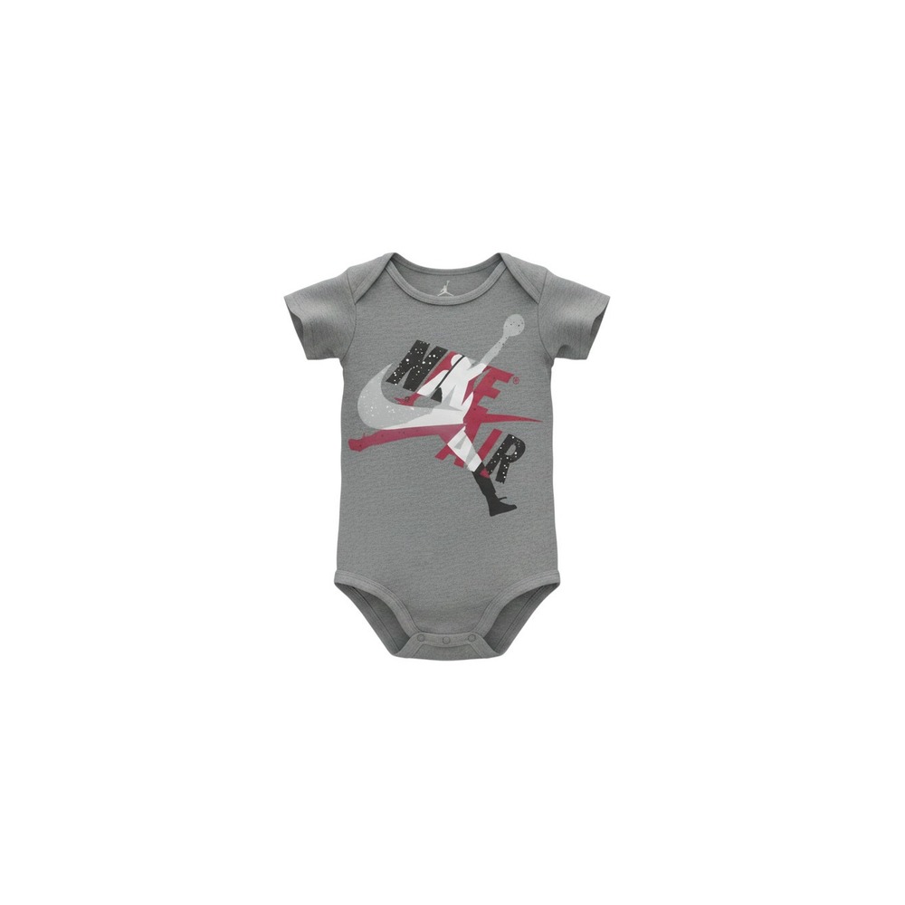 Jordan Bodysuit Infant 3M Carbon Heather New Jumpman Nike Air Graphic Romper
